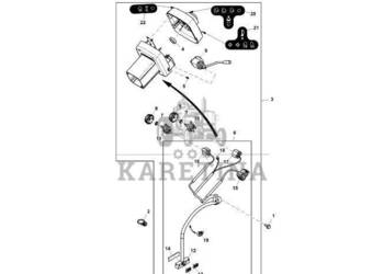 John Deere 9470RX - Moduł RE579257 (Kierowanie)