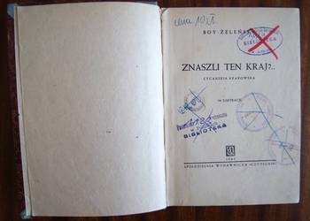 Tadeusz Boy-Żeleński - Znaszli ten kraj?.. - 1945