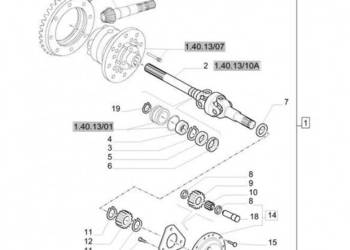New Holland T6010 Wałek 84194847