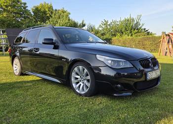 BMW 530d M-PAKIET MANUAL E61 MASAŻE HUD