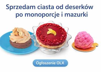 Domowe ciasta, desery i monoporcje