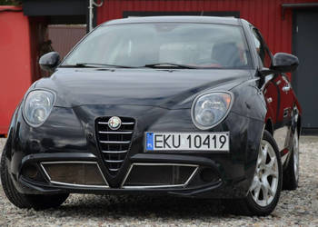 Alfa Romeo Mito Czarna Zarejestrowana 1.4+Gaz Serwis Klima Alu Gwarancja
