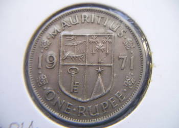 Stare monety 1 rupia 1971 Mauritius