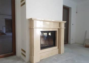 Marmur Kominki. Portal angielski.Schody blat kuchenne granit