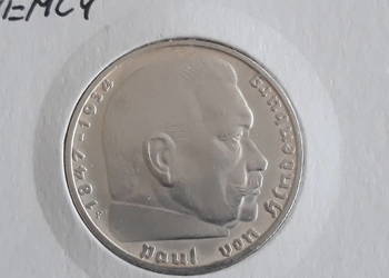 2 Marki Paul von Hindenburg 1939 r. men.F-rzadkość