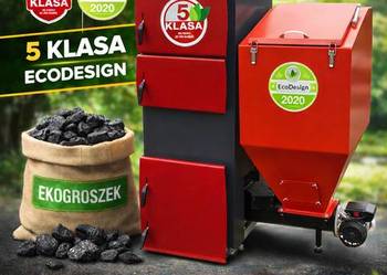 Kocioł c.o. na ekogroszek kotły z podajnikiem piece 5 klasy 15 kW Karpacz
