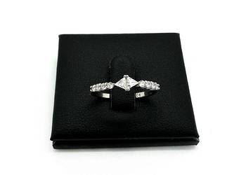 Nowy Rodowany Srebrny Pierścionek pr. 925 1,48g R11