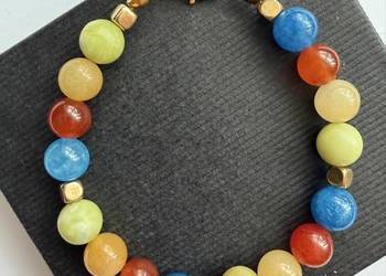 Bransoletka damska z kamieni naturalnych