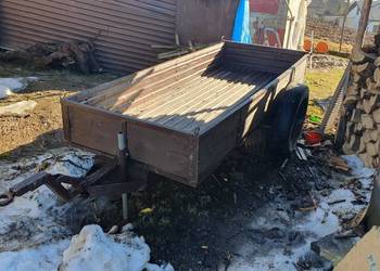 Przyczepa przyczepka rolnicza do traktora solidna sadownicza niska