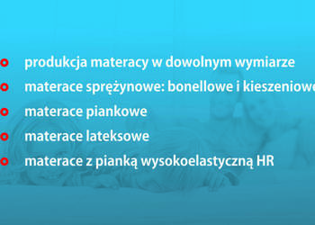 Materac kieszeniowy 7strefowy zima/lato