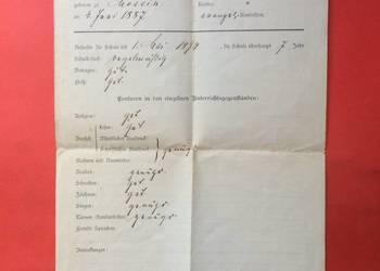 ( 676 ) Szkolny Dokument niemiecki