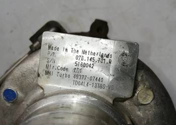 Turbosprężarka VW Crafter 2.5 TDI 076145701R