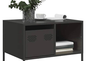 Stolik kawowy czarny 685x50x435 cm stal walcowana na zimno WM-851280
