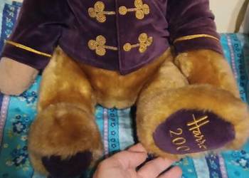 miś 2000 datowana na stopę, HARRODS BEAR Millennium Merlin