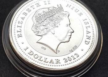 Moneta Srebro Elizabeth II 1 Dolar