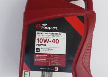 Olej MY PROJECT 10W-40 5L Darmowa dostawa