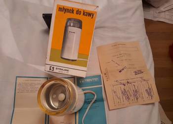 MŁYNEK DO KAWY "STRAUME" SPRAWNY VINTAGE Z PRL