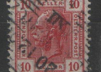 Zn. Austria  Mi 134 kas 1906