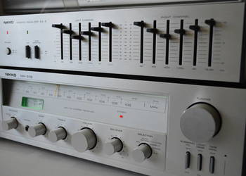 Piękny Zestaw NIKKO Amplituner + Gramofon + Equalizer Mega Zadbany Wysyłka