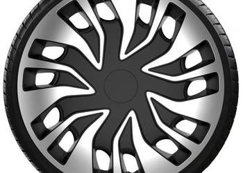 ZESTAW KOŁPAKÓW VAN SILVER BLACK  15  KPL.4SZT
