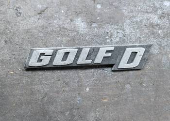 Emblemat znaczek napis Golf D mk1
