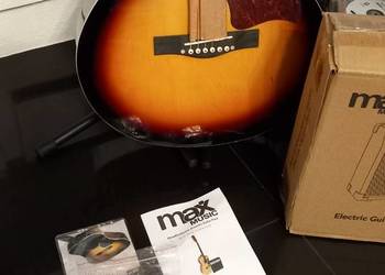 Mikołaj !Gitara elektro- akustyczna zbędny prezent Nowa!