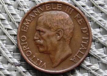 Włochy 10 Cenasimi 1921r - Brązal