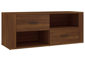 Szafka pod telewizor brązowy dąb 100x35x40 cm WM-823106