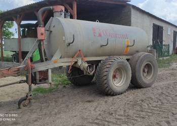 Beczkowóz GARANT 8000L Oś skretna