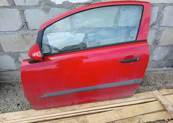 Drzwi lewe przednie kompletne Corsa D HB 3D lak Z547