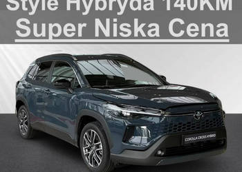 Toyota Corolla Cross 140KM Hybryda Style Kamera Akt. Tempomat Super Niska …