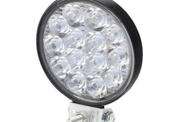 LAMPA ROBOCZA LEDOWA OKRĄGŁA, 14 LED MINI 10-36V, FI 85MM, GRUBOŚĆ 20M