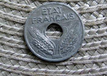 Francja 10 Centimes 1941r - Cynk - Vichy