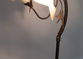 Ładna stojąca lampa F P H - M.E Kutek Częstochowa Vintage