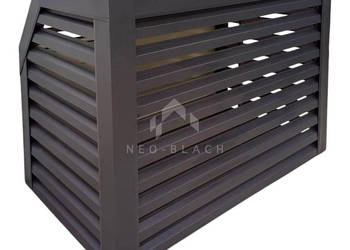 Osłona Pompy Ciepła 120x70x140cm Antracyt Zabudowa NB435