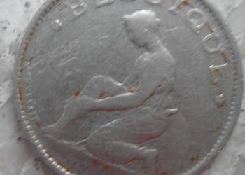 BELGIA-1 FRANC-1928 r-NICKEL-