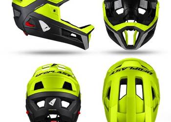 KASK ROWEROWY MTB  E-BIKE DEFCON Z WYPINANĄ SZCZĘKĄ  55-61CM