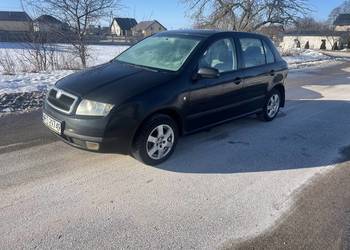Skoda Fabia 1.4 benzyna 2002r Czarna Alu Hak bt/2027