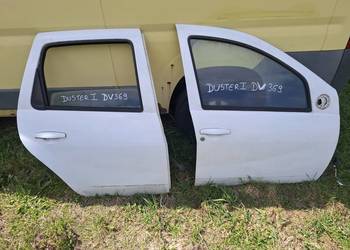 DACIA DUSTER I drzwi prawe przód tył przód białe DV369