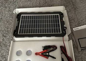 Ładowarka Solarna / Podtrzymywacz Akumulatora Powoxi 12V – Nowy