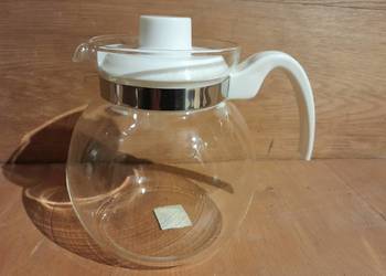 Stary nowy dzbanek żaroodporny Ada Huta Wołomin retro vintag