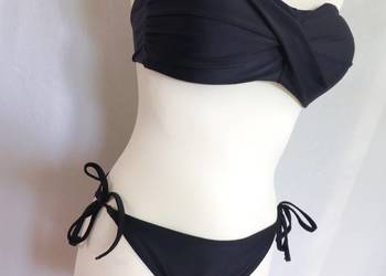 Strój Kąpielowy czarny Dwuczęściowy Bikini r. 40 NOWY