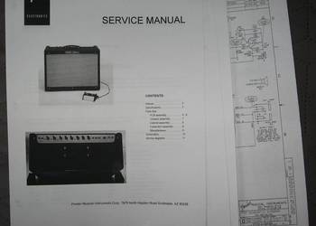 Fender Hot Rod Deluxe Service Manual - instrukcja serwisowa