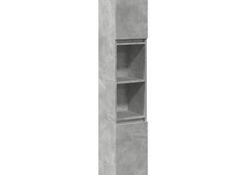Szafka łazienkowa szarość betonu 30x30x190 cm WM-857101