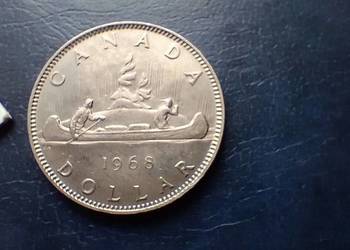 Stare monety 1 dolar 1968 Kanada