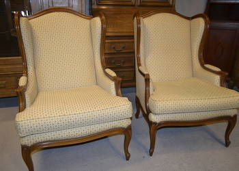 fotele ludwikowskie , uszaki .