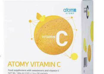 Atomy Vitamin C 90 saszetek | Witamina C | Owocowy smak | Oryginalny produk