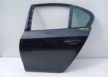 DRZWI LEWE TYLNE TYŁ BMW E60 CARBONSCHWARZ