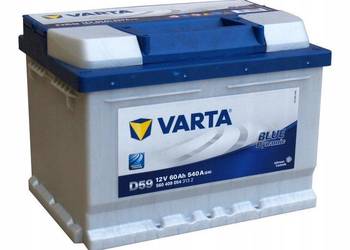 Akumulator Varta Blue D59 60Ah/540A ŁÓDŹ BRZEZIŃSKA 18