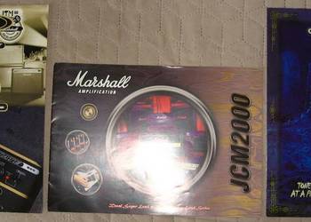Marshall JCM2000, Valvestate, G50, G80, G100 - broszury informacyjne